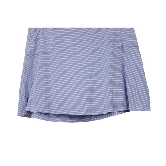 Fresh Produce Skirt Medium Periwinkle Striped Beach Coastal Resortwear Preppy - Picture 3 of 9